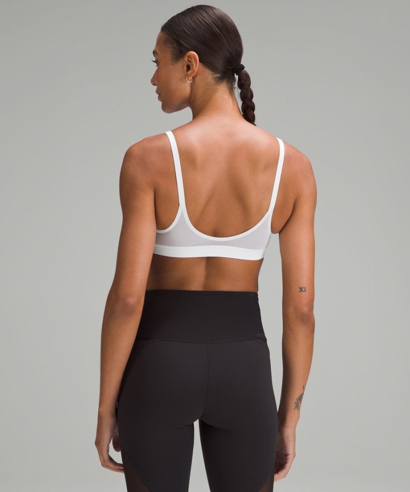 Lululemon Everlux with Mesh Train Bra B/C Cup Sport BH Dam Vita Sverige | XWJBIM425