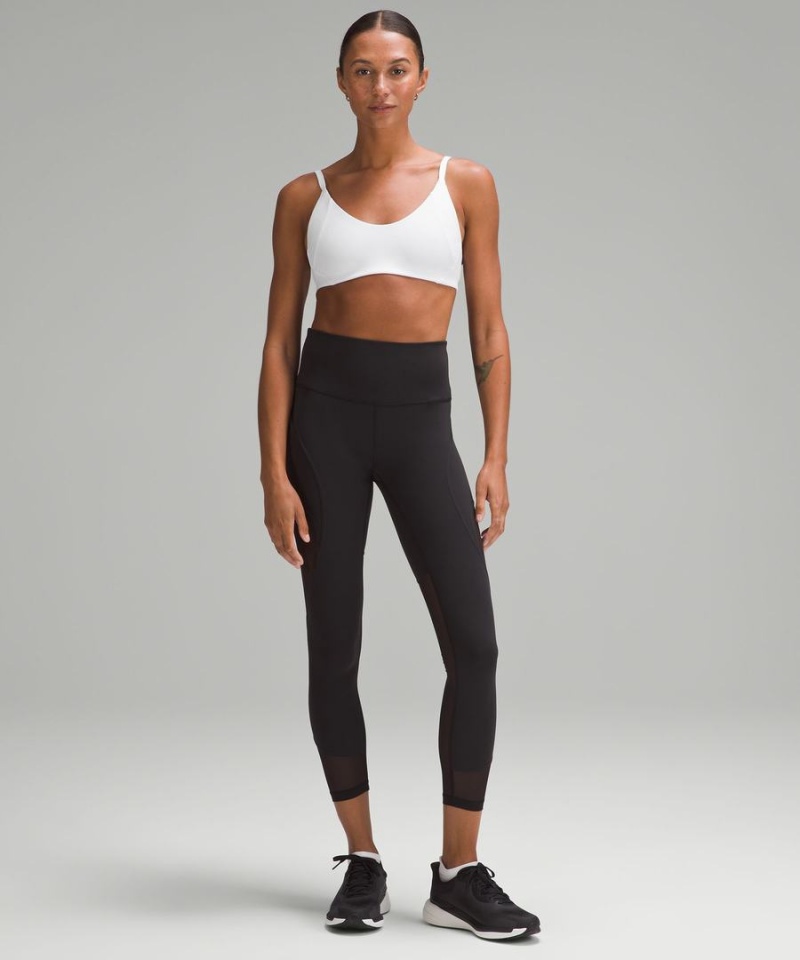 Lululemon Everlux with Mesh Train Bra B/C Cup Sport BH Dam Vita Sverige | XWJBIM425