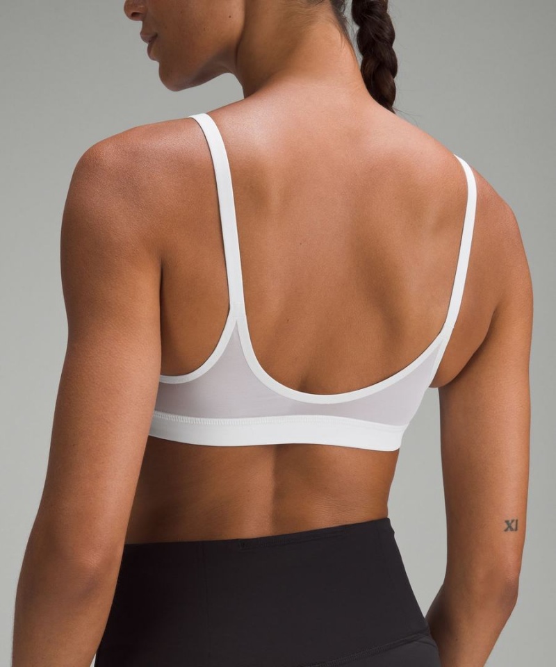 Lululemon Everlux with Mesh Train Bra B/C Cup Sport BH Dam Vita Sverige | XWJBIM425