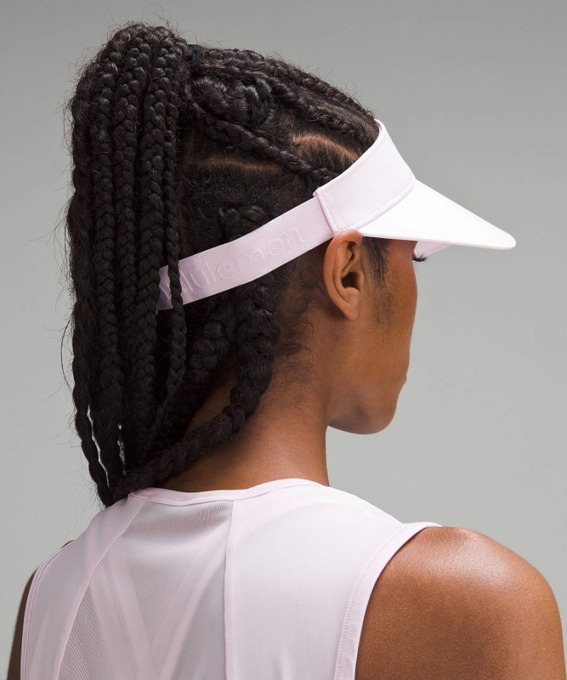 Lululemon Fast Paced Breda Band Löpar Visor Hatt Dam Rosa Sverige | WGMXIZ036