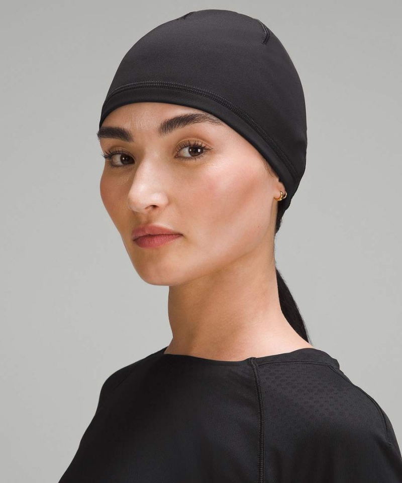 Lululemon Fast and Free Fleece Löpar Mössa Herr Svarta Sverige | XVJWRQ943