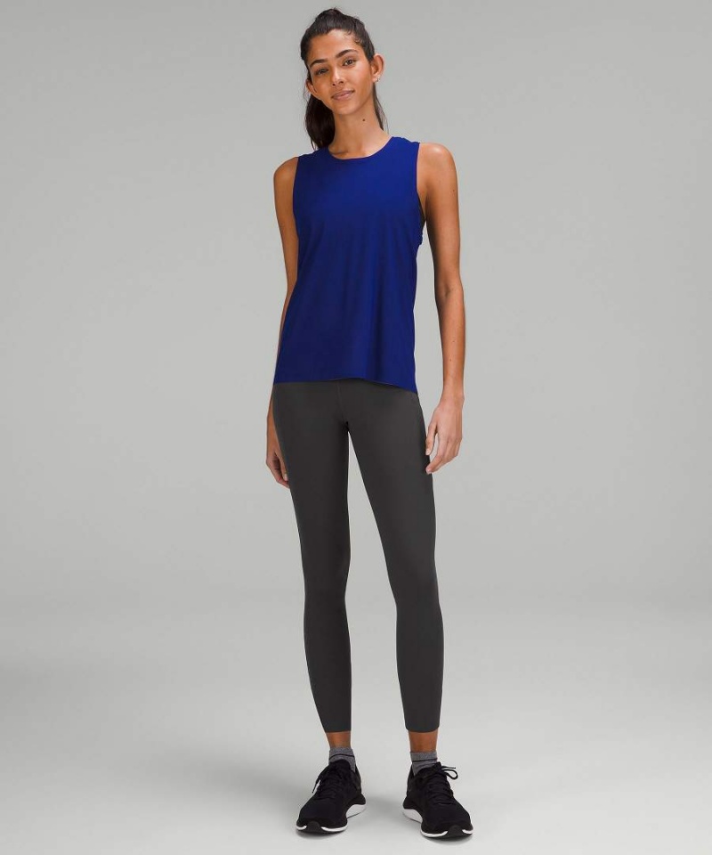 Lululemon Fast and Free High-Rise 25” Pockets Updated Tights Dam Mörkgrå Sverige | JPBWZS502