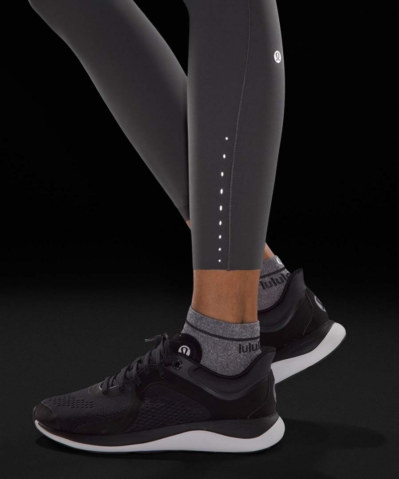 Lululemon Fast and Free High-Rise 25” Pockets Updated Tights Dam Mörkgrå Sverige | JPBWZS502
