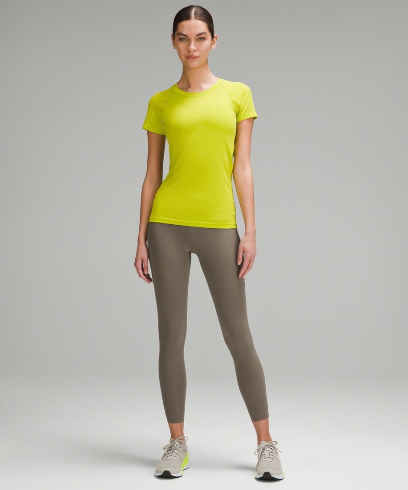 Lululemon Fast and Free High-Rise 25” Pockets Updated Tights Dam Grå Sverige | LYXSMO132