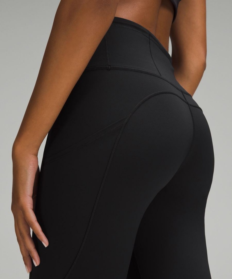 Lululemon Fast and Free High-Rise 25” Tights Dam Svarta Sverige | XSYPGR854