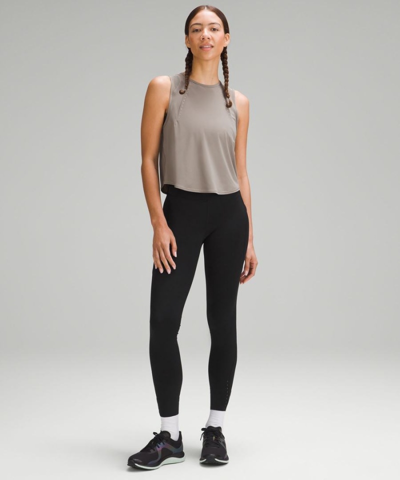 Lululemon Fast and Free High-Rise 28” Pockets Updated Tights Dam Svarta Sverige | AJLGWI204