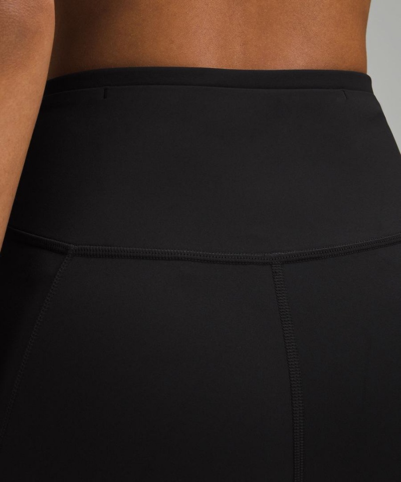 Lululemon Fast and Free High-Rise Crop with Pockets 19 Tights Dam Svarta Sverige | IDETKW964
