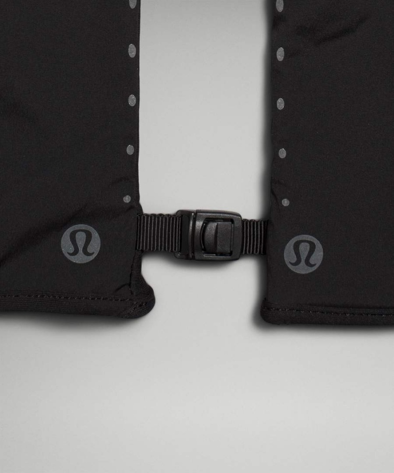 Lululemon Fast and Free Hooded Löpar Handskar Dam Svarta Sverige | DMJFUY289