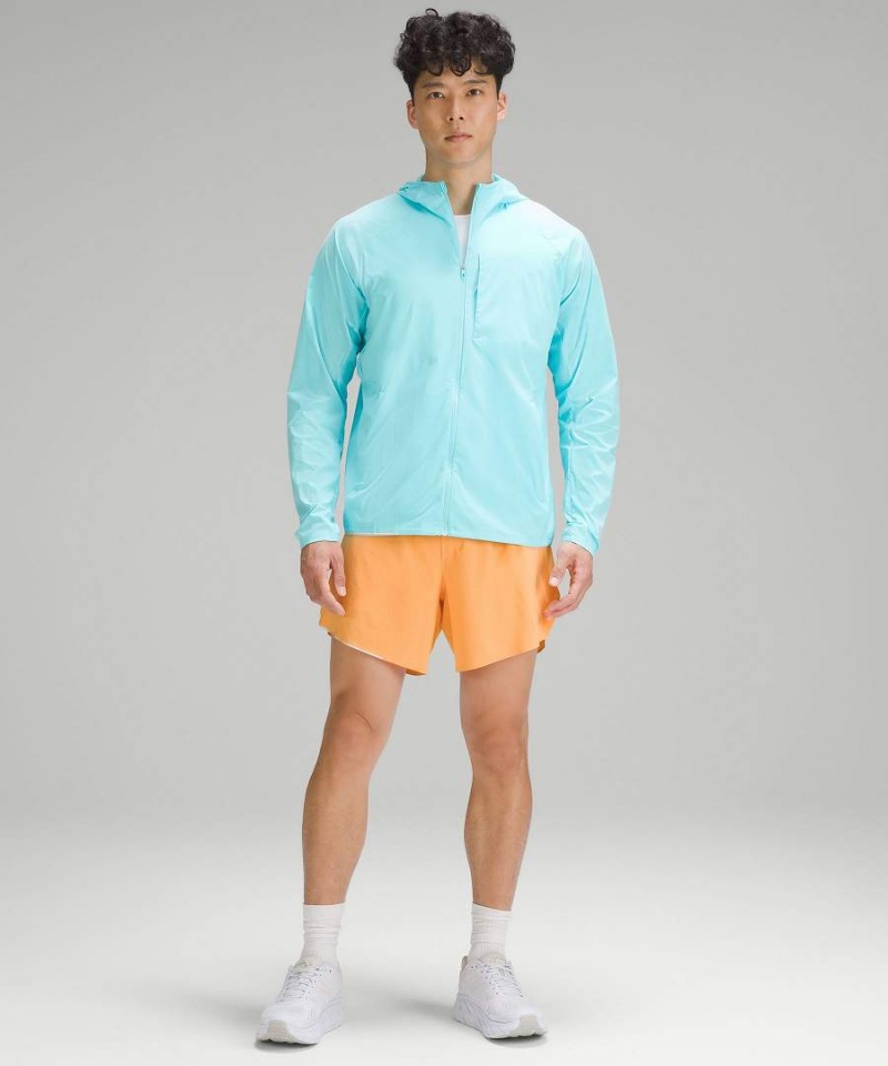 Lululemon Fast and Free Jackor Herr Blå Sverige | QGTDMK563
