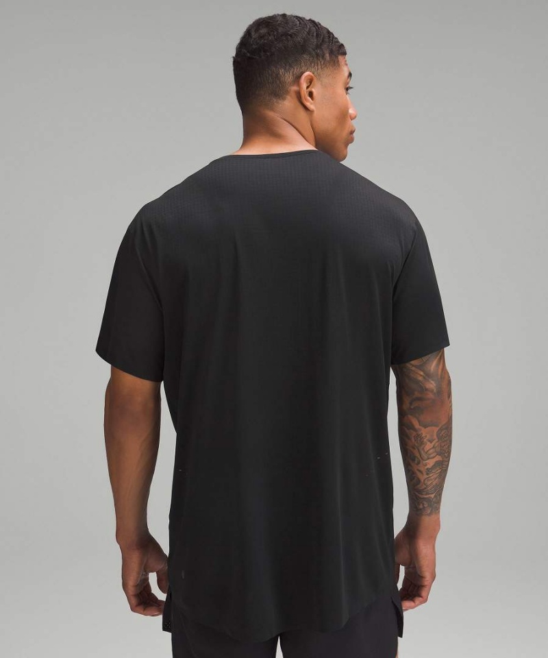 Lululemon Fast and Free Korta-Sleeve T-shirt Herr Svarta Sverige | JEFLBD837