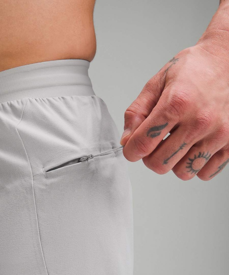 Lululemon Fast and Free Löpar Byxor Herr Silver Sverige | UQBJHA243