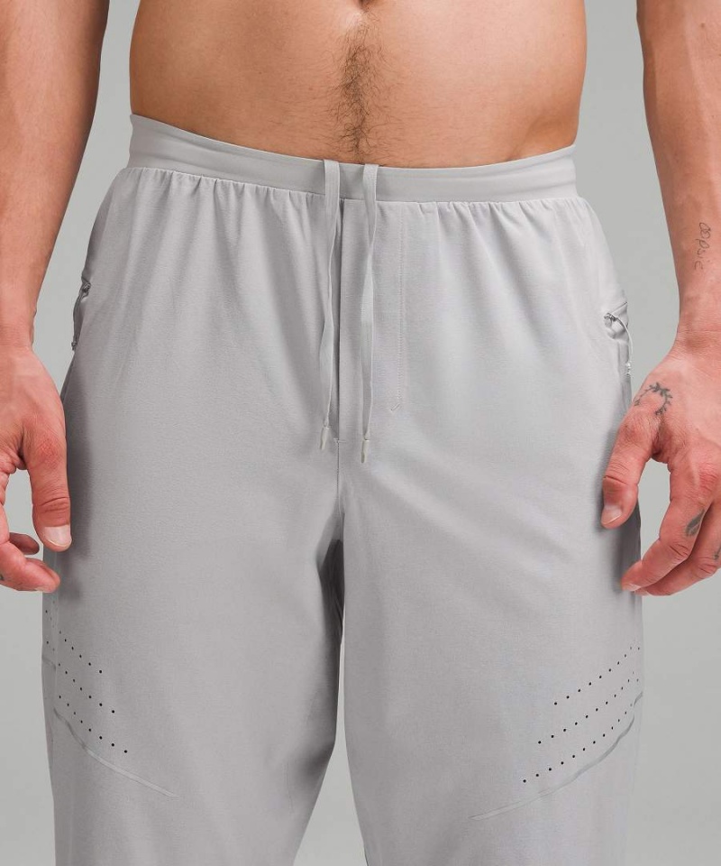 Lululemon Fast and Free Löpar Byxor Herr Silver Sverige | UQBJHA243