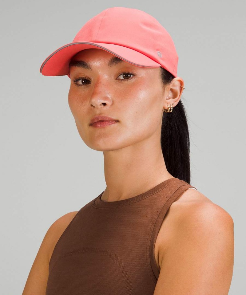 Lululemon Fast and Free Löpar Hatt Dam Röda Sverige | LYCJOD246