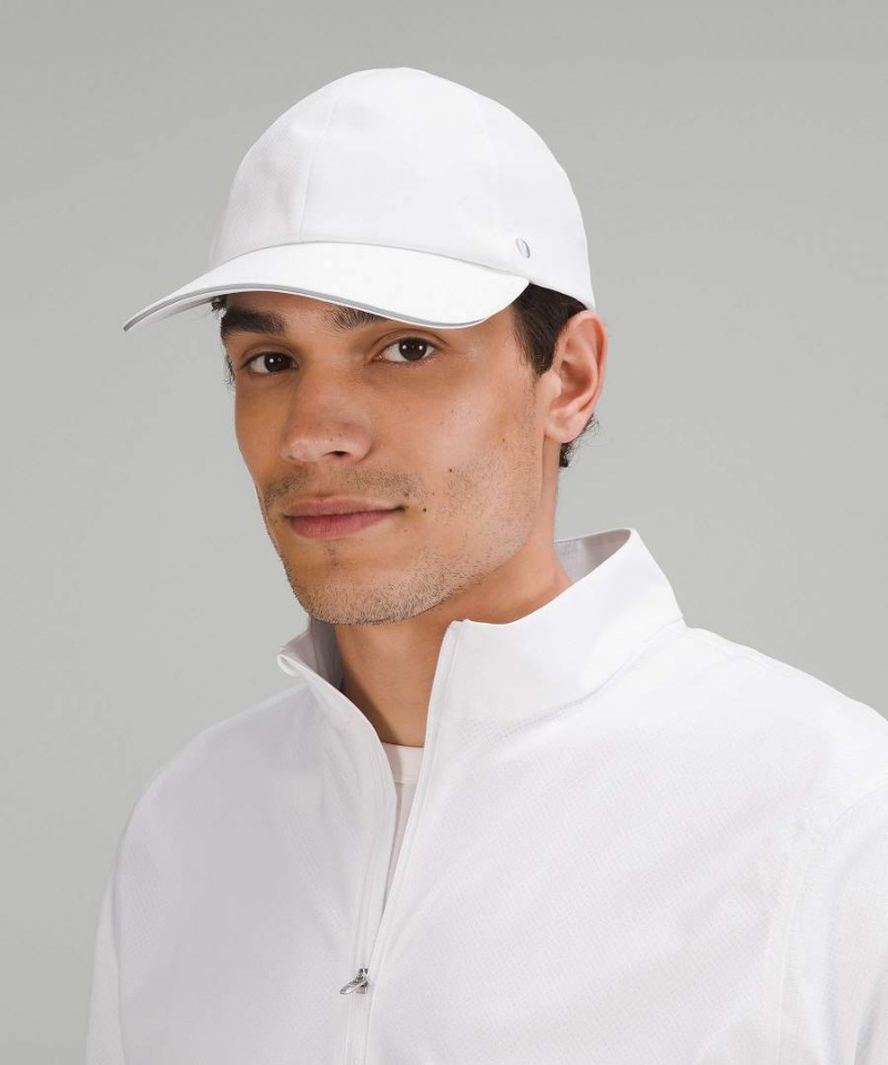 Lululemon Fast and Free Löpar Rainbow Hatt Herr Vita Sverige | BYJQZU367