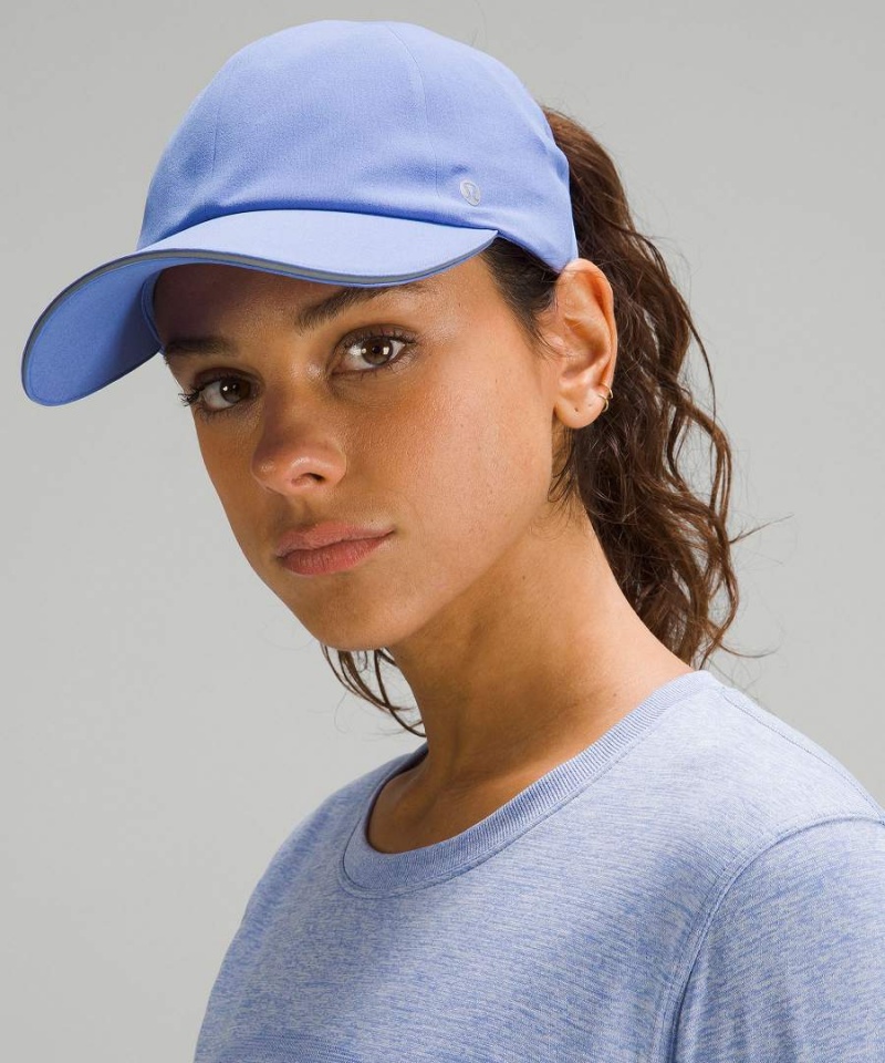 Lululemon Fast and Free Ponytail Löpar Hatt Dam Indigo Sverige | PTQZLF097