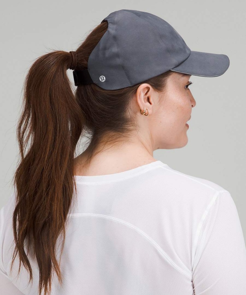 Lululemon Fast and Free Ponytail Löpar Hatt Dam Grå Mörkgrå Sverige | CFZSGO859