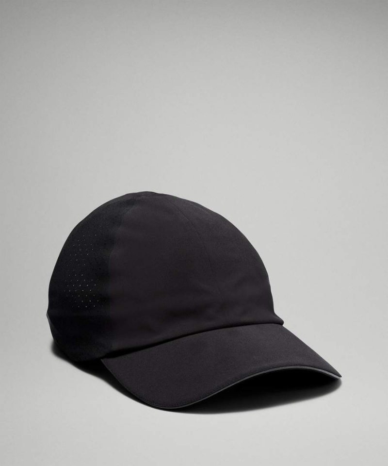 Lululemon Fast and Free Ponytail Löpar Vent Hatt Dam Svarta Sverige | KJOWPN861