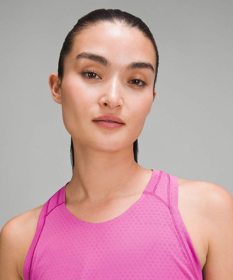 Lululemon Fast and Free Race Length Linne Dam Rosa Sverige | MDERSO819