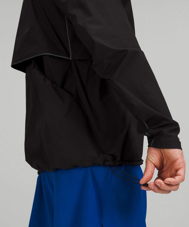 Lululemon Fast and Free Vindjacka Herr Svarta Sverige | KZVNWF129