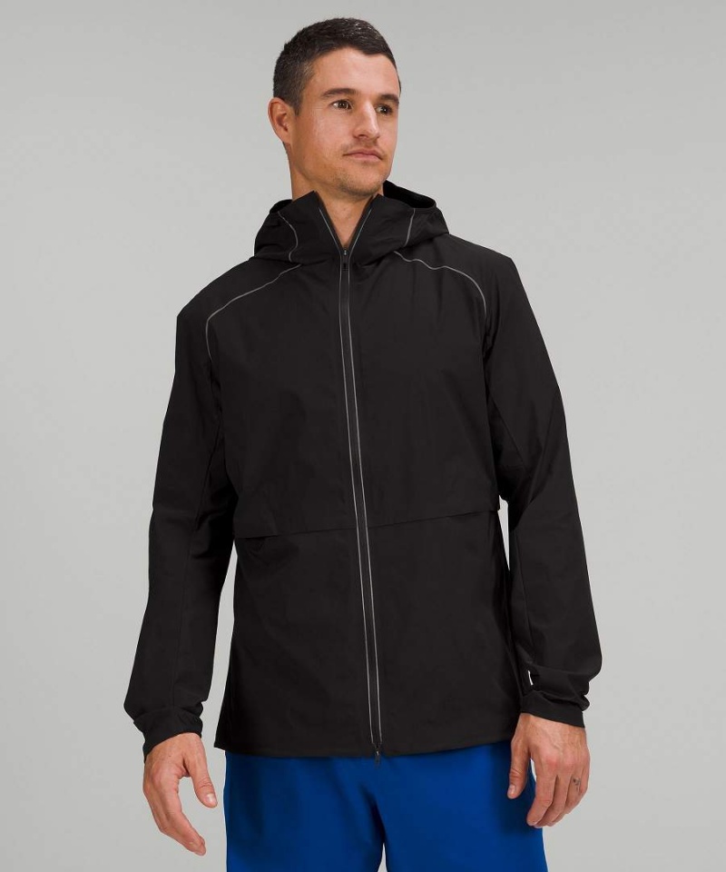 Lululemon Fast and Free Vindjacka Herr Svarta Sverige | KZVNWF129