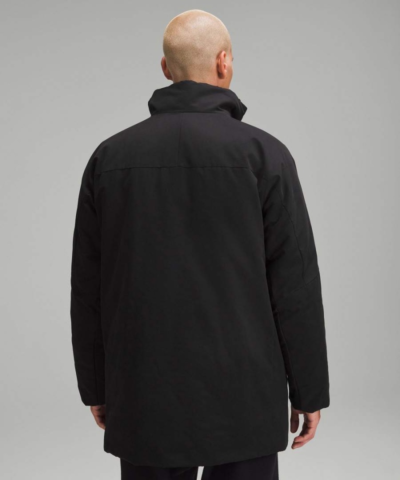 Lululemon Fleece-Fodrade Insulated Rockar Herr Svarta Sverige | OTUAYR695