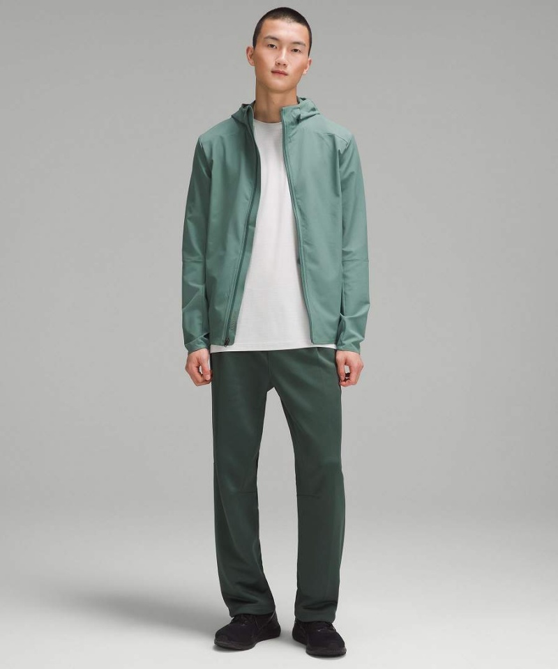 Lululemon Fleece Tränings Track Joggingbyxor Herr Mörkgröna Sverige | VXKSTU350