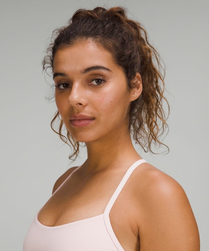Lululemon Flow Y Bra Nulu Light Support, A–C Cups Sport BH Dam Ljusröda Sverige | COMWKQ917