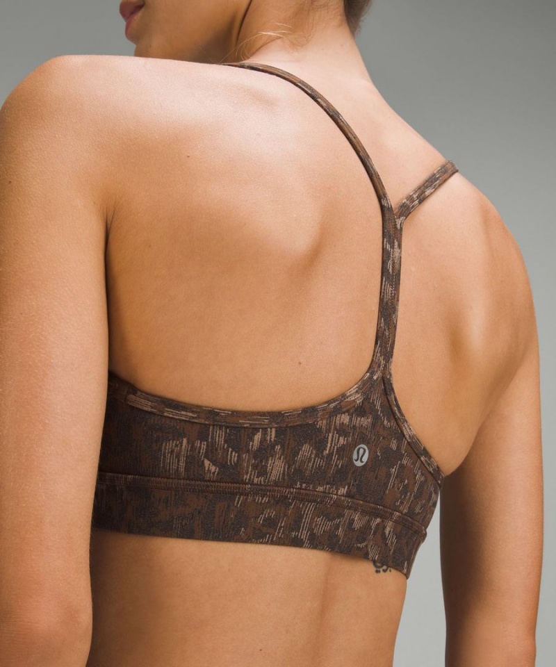 Lululemon Flow Y Bra Nulu Light Support, A–C Cups Sport BH Dam Bruna Olika Färger Sverige | ZUKYXD690
