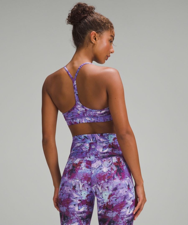 Lululemon Flow Y Bra Nulu Light Support, A–C Cups Sport BH Dam Olika Färger Sverige | DBZIRM234
