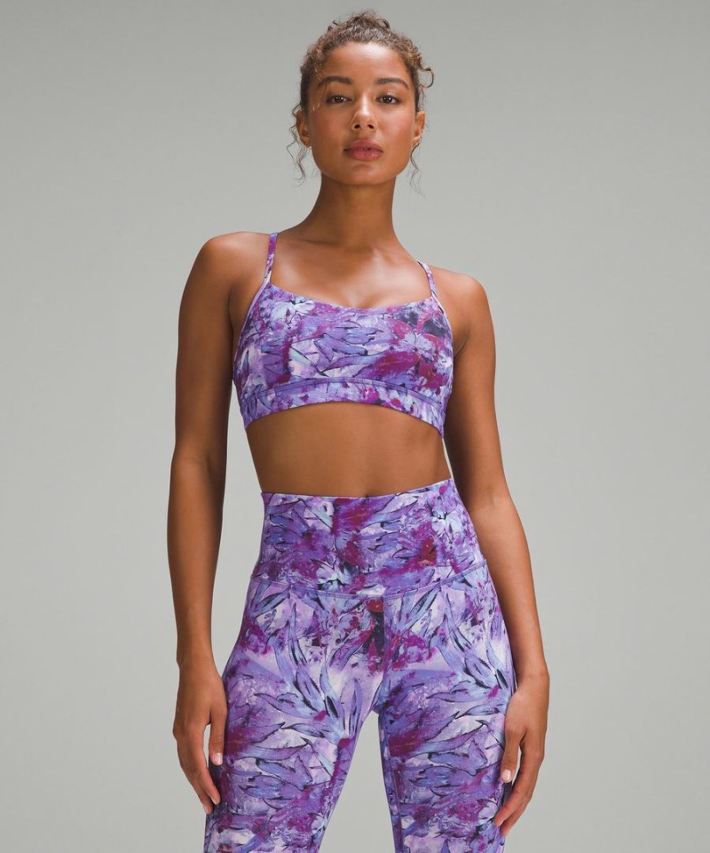 Lululemon Flow Y Bra Nulu Light Support, A–C Cups Sport BH Dam Olika Färger Sverige | DBZIRM234