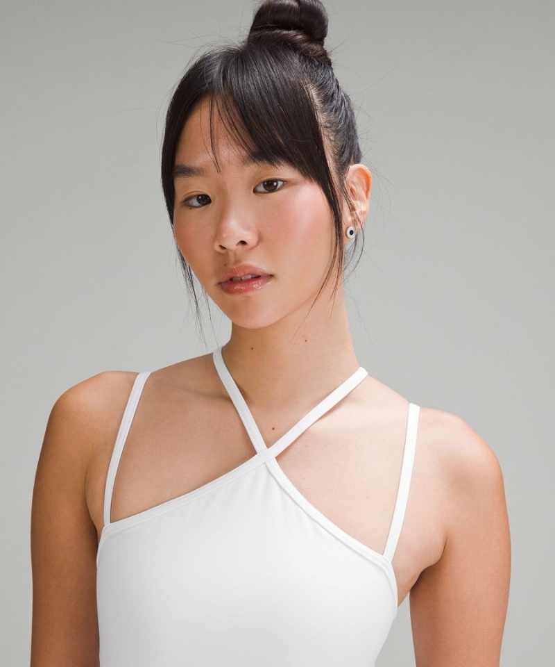 Lululemon Flow Y Snörade Bra Nulu Light Support, A–C Cups Sport BH Dam Vita Sverige | YAQMXH861