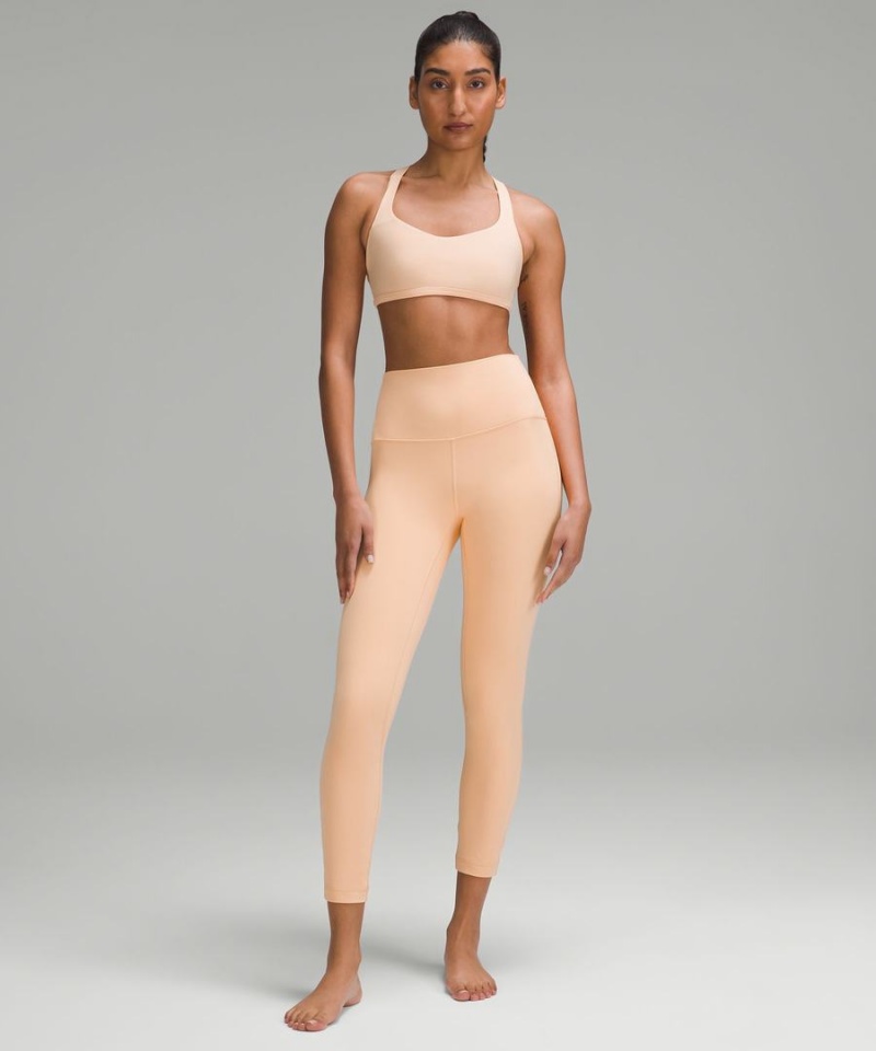 Lululemon Free to Be Bra - Wild Light Support, A/B Cup Sport BH Dam Korall Sverige | EPSKAV180