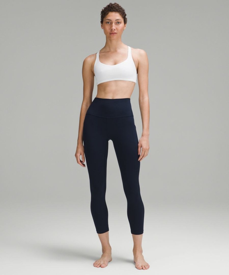 Lululemon Free to Be Bra - Wild Light Support, A/B Cup Sport BH Dam Vita Sverige | XCHBAQ235