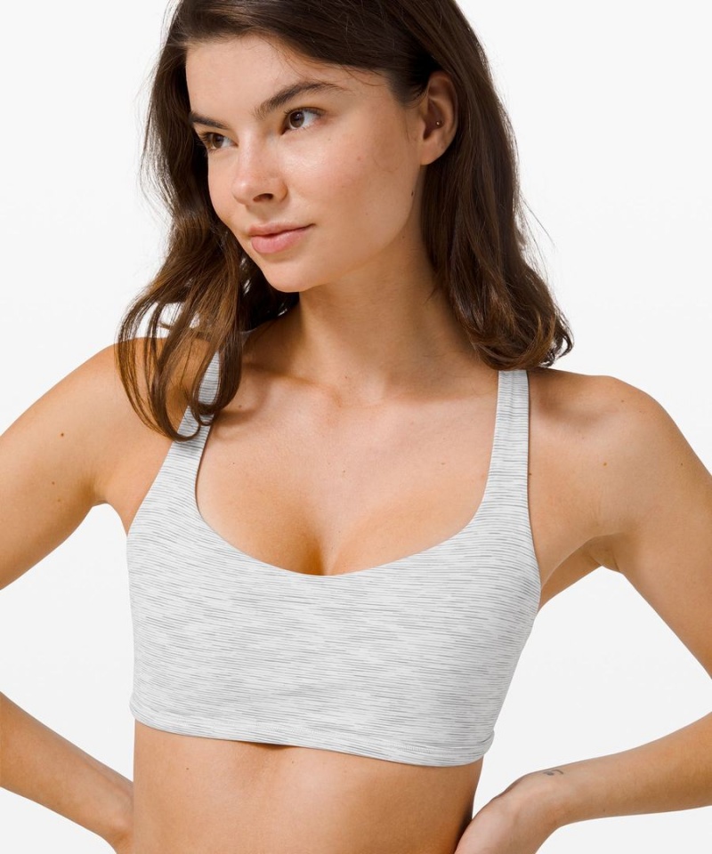 Lululemon Free to Be Bra - Wild Light Support, A/B Cup Sport BH Dam Ljusgrå Sverige | PHJTZG634