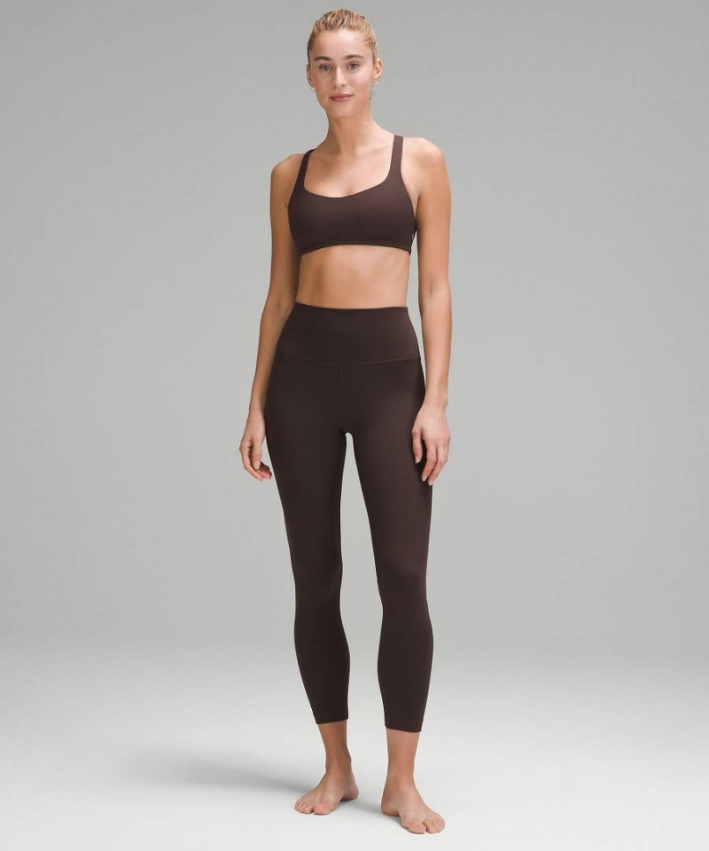 Lululemon Free to Be Bra - Wild Light Support, A/B Cup Sport BH Dam Choklad Sverige | PUHJEK296