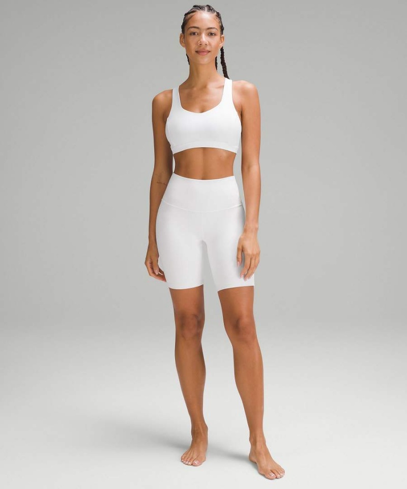 Lululemon Free to Be Serene Bra Light Support, C/D Cup Sport BH Dam Vita Sverige | ZIEKCQ734