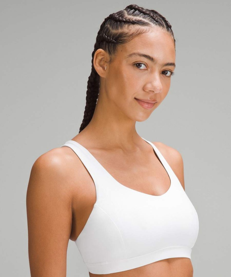 Lululemon Free to Be Serene Bra Light Support, C/D Cup Sport BH Dam Vita Sverige | ZIEKCQ734