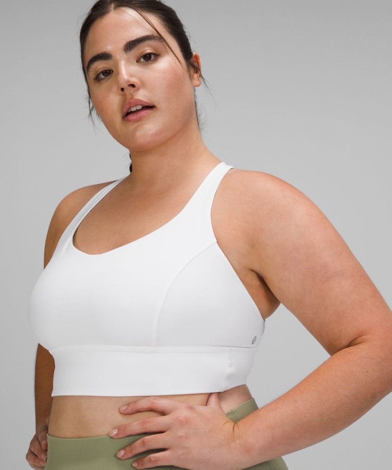 Lululemon Free to Be Serene Longline Bra Light Support, C/D Cup Sport BH Dam Vita Sverige | XADECH482