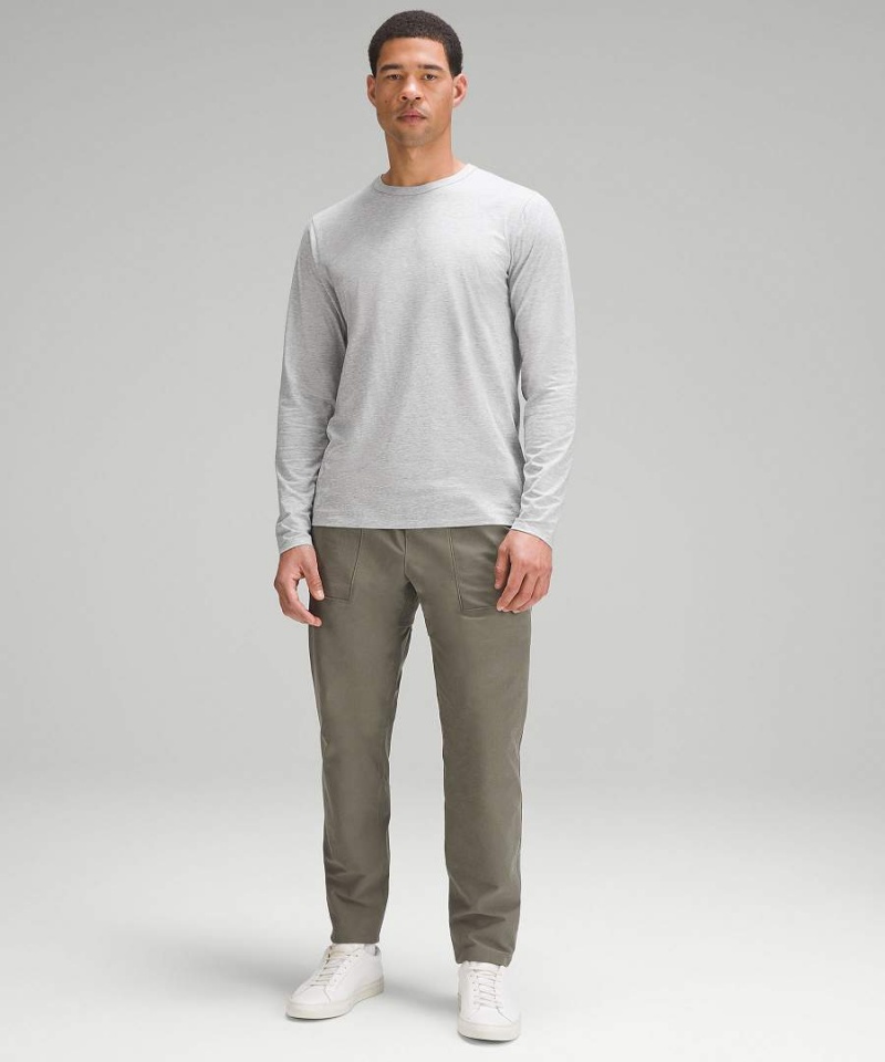 Lululemon Fundamental Långärmad Tröja Herr Silver Sverige | YSNQHZ398