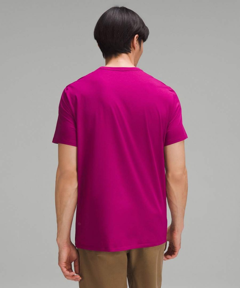 Lululemon Fundamental T-shirt Herr Lila Sverige | KYSGVP849
