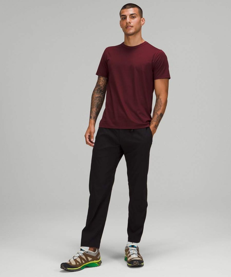 Lululemon Fundamental T-shirt Herr Vita Sverige | NYJFDZ358