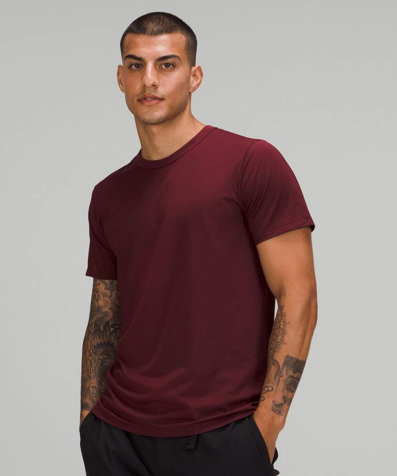 Lululemon Fundamental T-shirt Herr Vita Sverige | NYJFDZ358