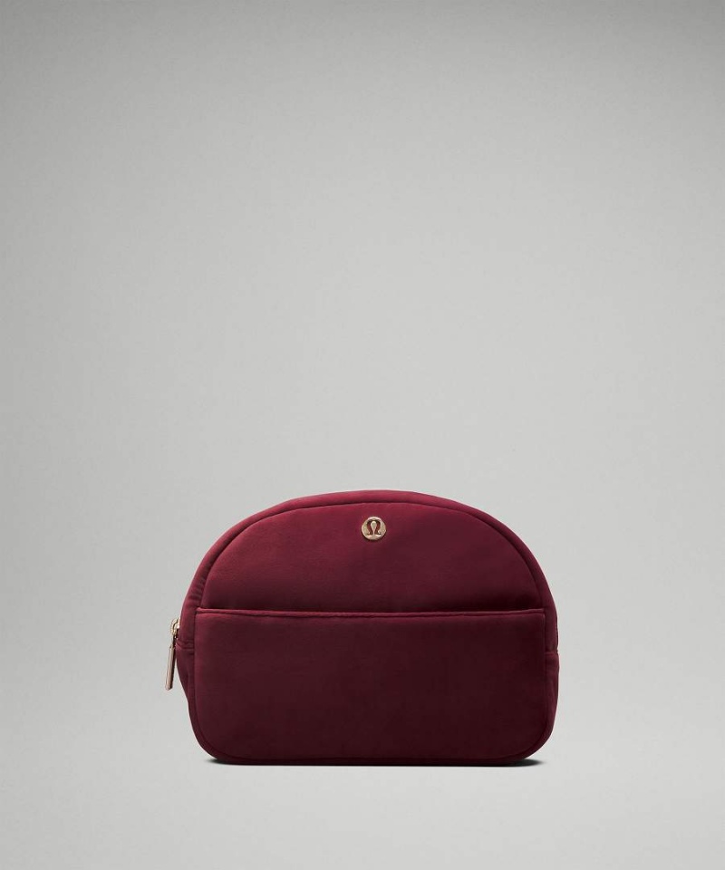 Lululemon Go Getter 2L Velour Påse Dam Vinröda Guld Sverige | BTEIMO792