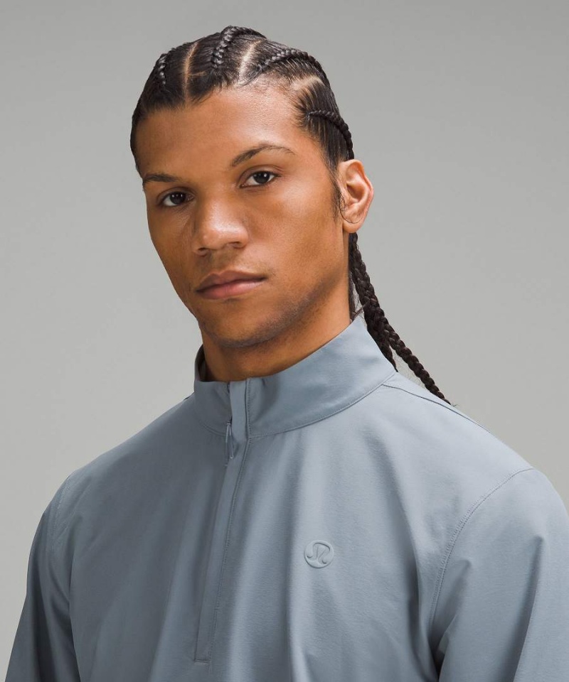 Lululemon Golf Half-Zip Vindjacka Herr Blå Sverige | BNWGLV096
