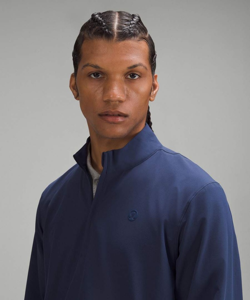 Lululemon Golf Half-Zip Vindjacka Herr Marinblå Sverige | IODSTA160