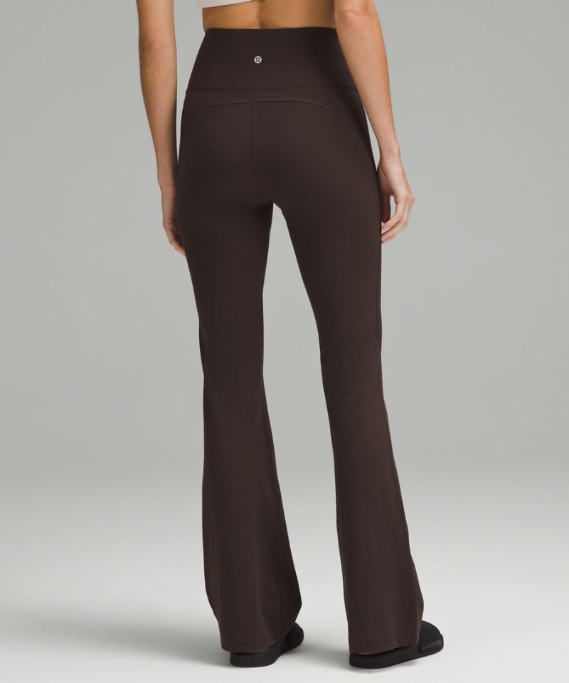 Lululemon Groove Super-High-Rise Flared Nulu Regular Tights Dam Choklad Sverige | FQVGHP162
