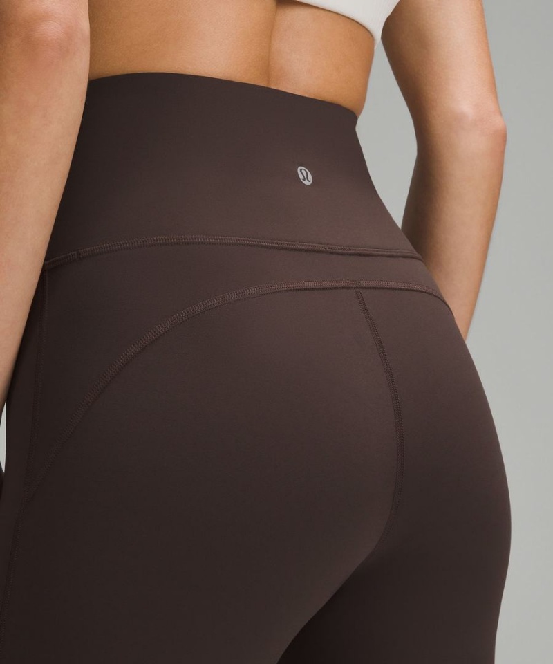 Lululemon Groove Super-High-Rise Flared Nulu Regular Tights Dam Choklad Sverige | FQVGHP162