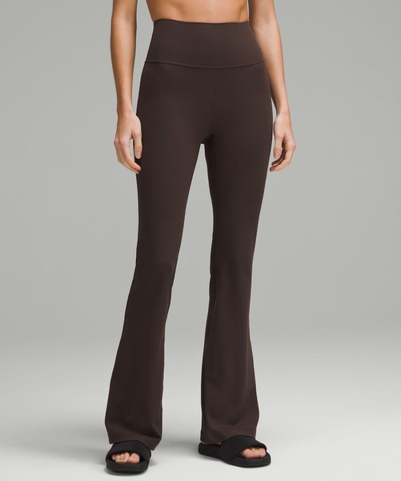 Lululemon Groove Super-High-Rise Flared Nulu Regular Tights Dam Choklad Sverige | FQVGHP162