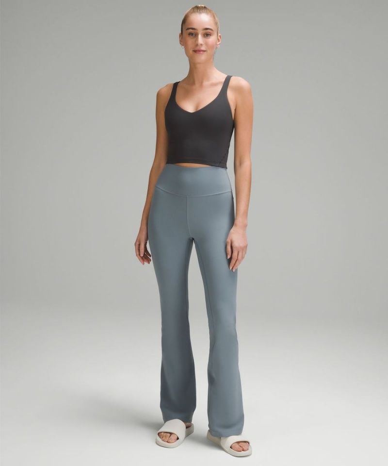 Lululemon Groove Super-High-Rise Flared Nulu Regular Tights Dam Blå Sverige | KQJGRT519