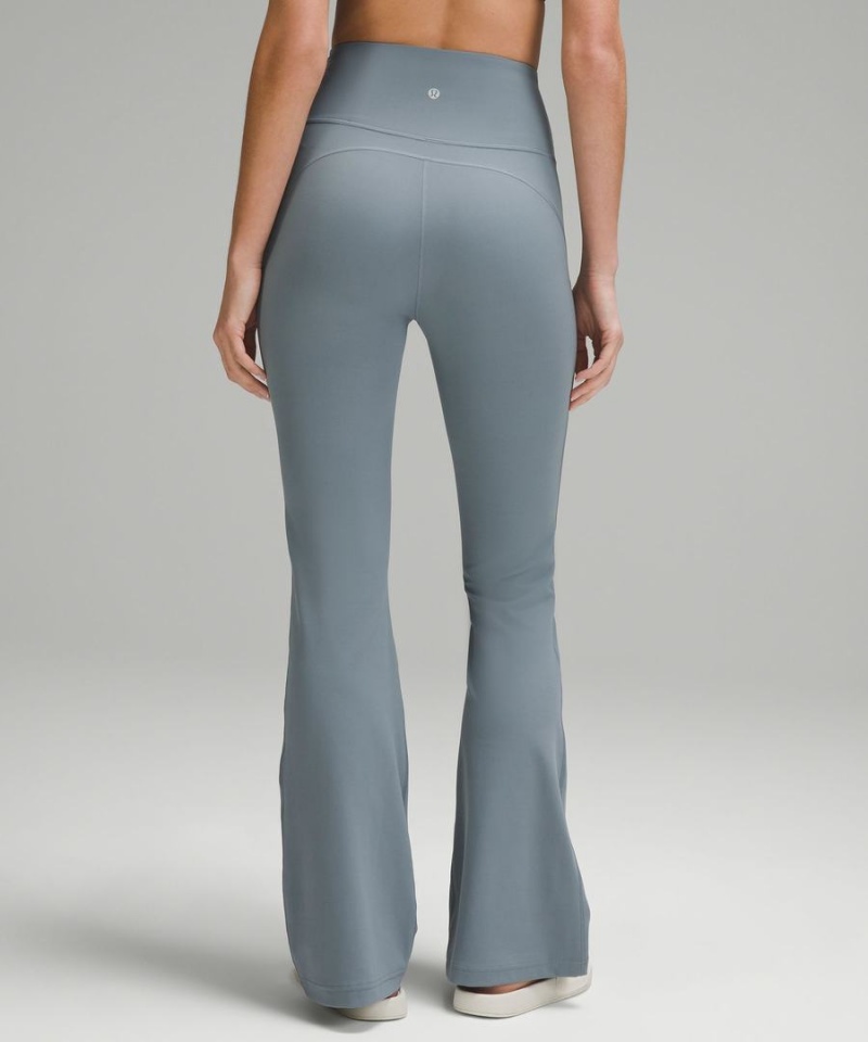 Lululemon Groove Super-High-Rise Flared Nulu Regular Tights Dam Blå Sverige | KQJGRT519